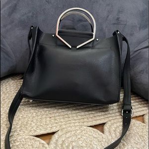 Zara black crossbody or hand purse
